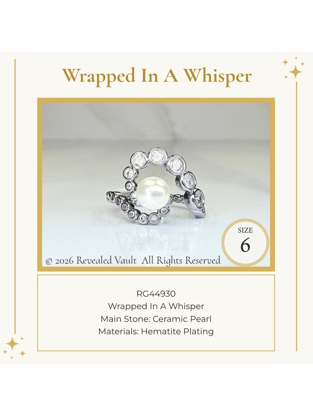 Wrapped In A Whisper - Size 6 - June Birthday 2026